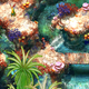 Chrono Cross' hero stands in a colorful reef sporting HD graphics.